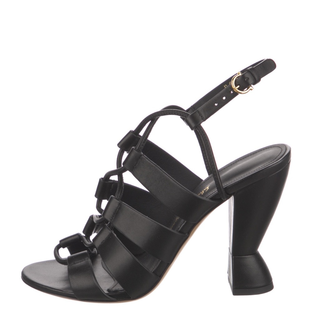 Salvatore Ferragamo gladiator heel sandal US 6.5